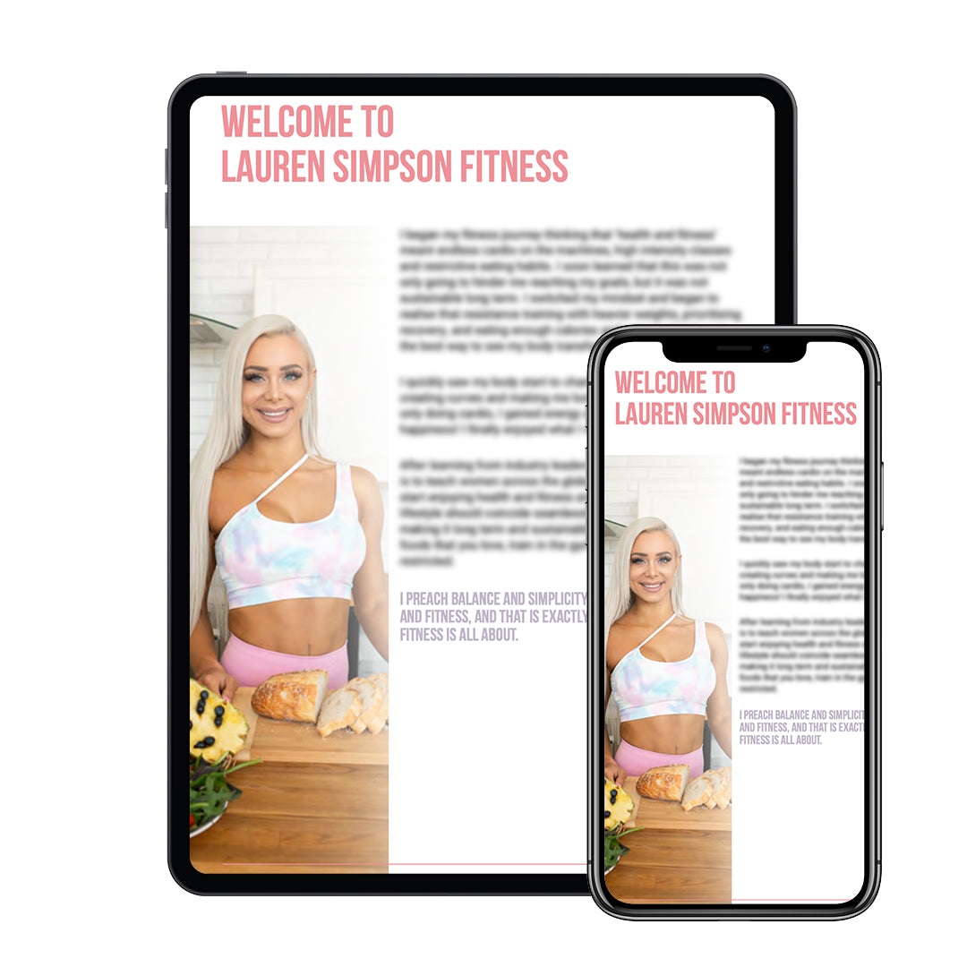 NO BS Recipes 2.0 - Shred-Lauren Simpson Fitness